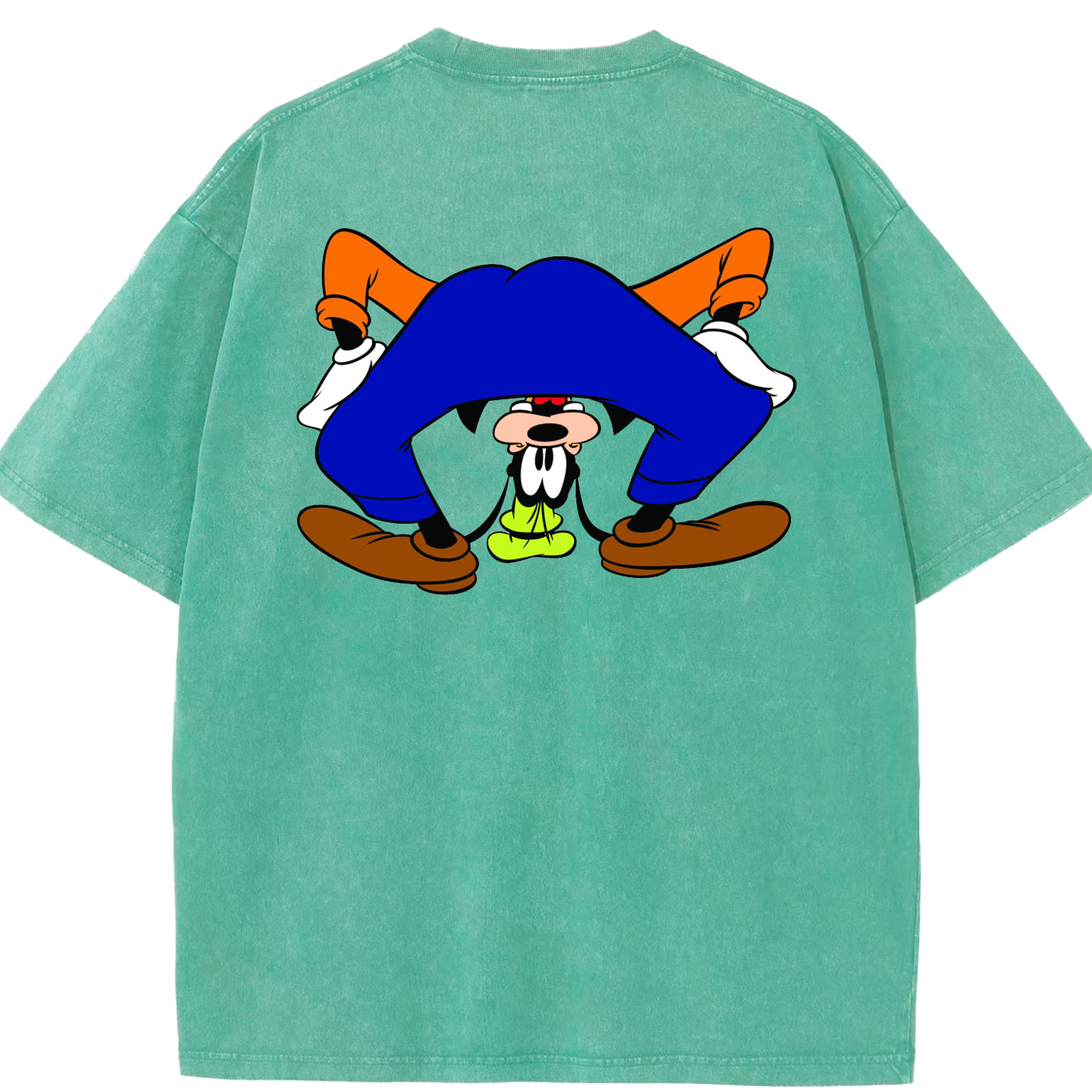 （画像用） ミッキーマウス Mickey Mouse 綿100% ヴィンテージ風 半袖Tシャツ（背面プリント）